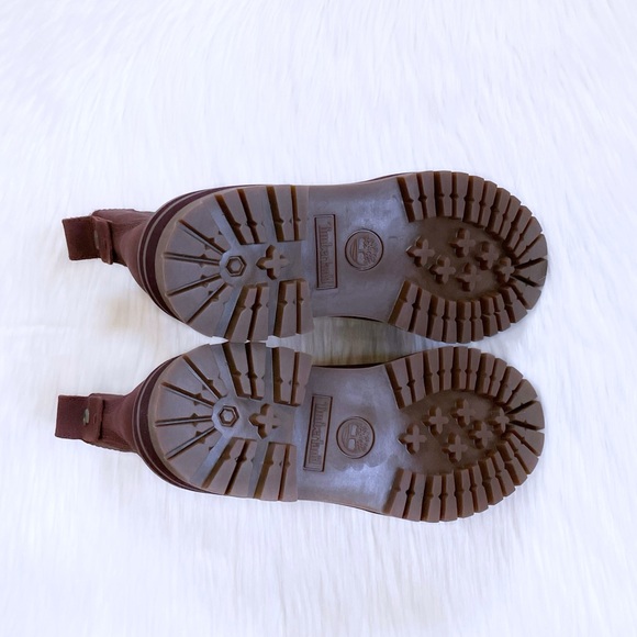 Timberland Courmayeur Valley Chelsea Burgundy Boots - Picture 7 of 7